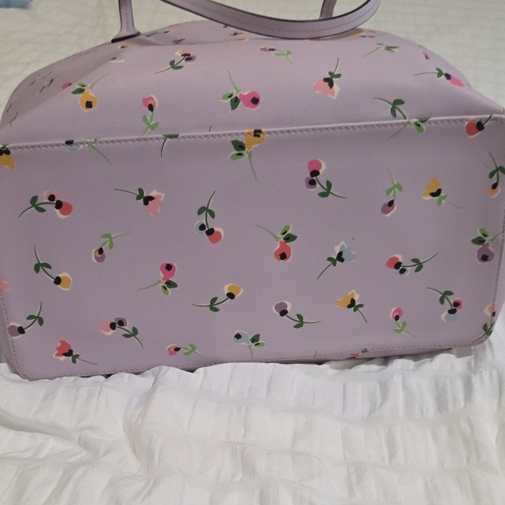 kate spade Lilac Floral Print Tote - Picture 4 of 13